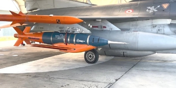 ASELSAN İmzalı KGK 84 Kanatlı Güdüm Kiti F 16 Gökyüzünden Hedefini Nokta Atışıyla İmha Etti