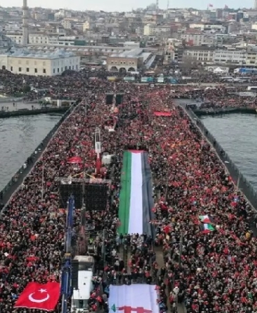 galata koprusunde filistin yürüyüşü 1 ocak 2026 da yapılacak ve hangi yollar kapanacak
